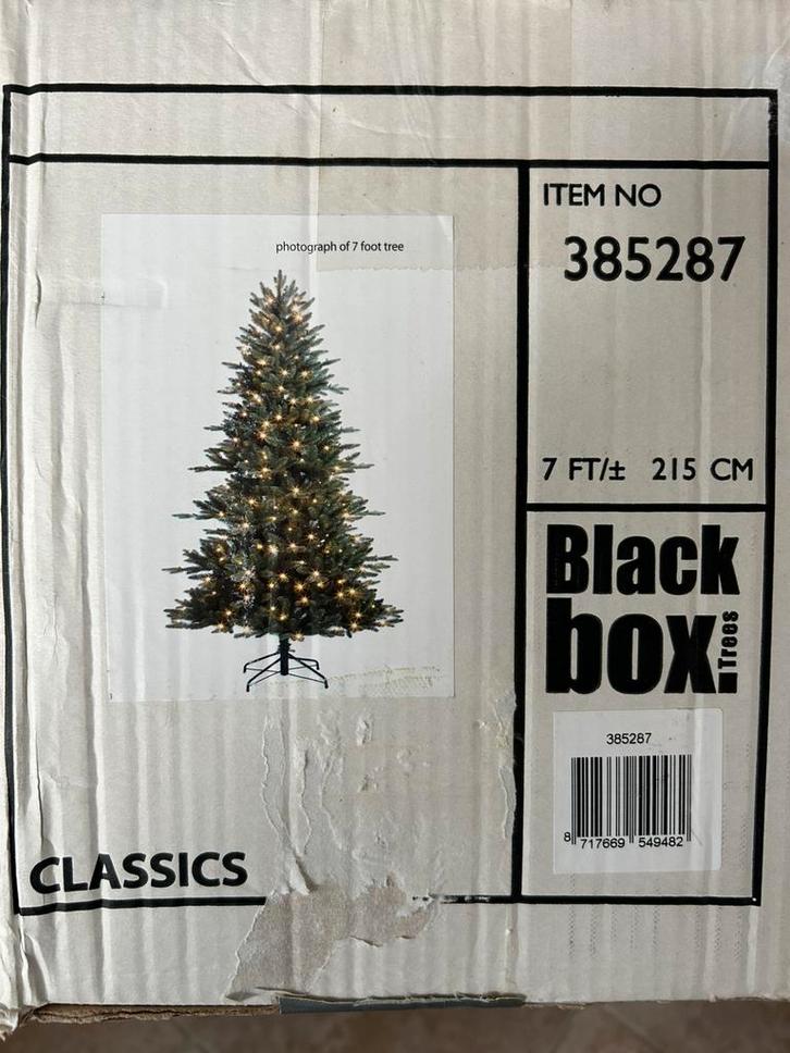 Kunstkerstboom Denver Pine dimbare LED H215cm, Diversen, Kerst, Zo goed als nieuw, Ophalen