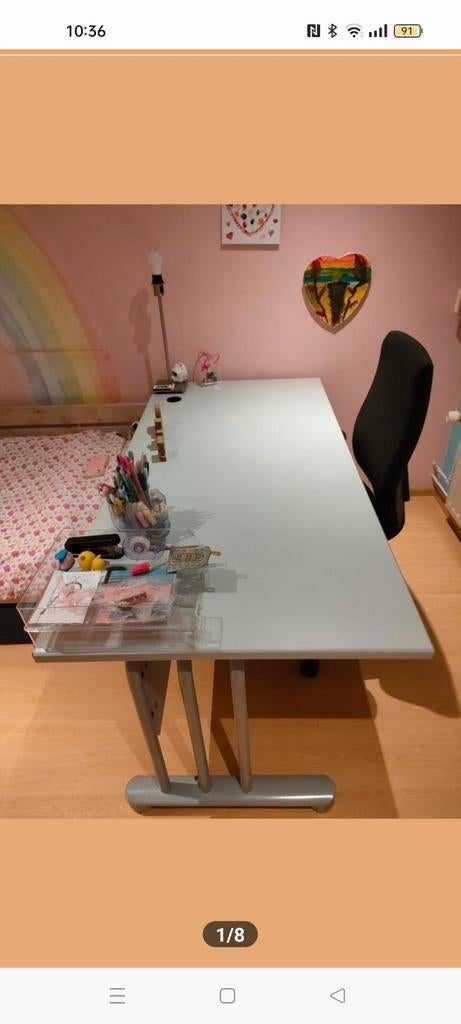 Bureau 160x80 cm - Ideaal voor thuiswerken, Ophalen of Verzenden