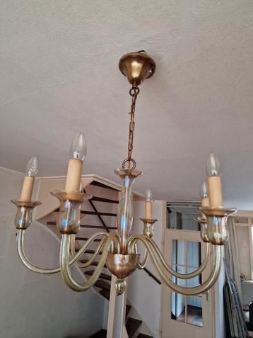 Italiaanse Design Glazen Kroonluchter - 6 Arms beschikbaar voor biedingen