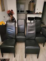 Eetkamerstoelen, Huis en Inrichting, Ophalen, Gebruikt, Zwart, Vier