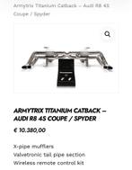 Audi R8 V10+ Armytrix titanium catback uitlaat systeem., Ophalen, Gebruikt, Audi