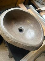 Te koop een NATUUR stenen waskom, Doe-het-zelf en Verbouw, Sanitair, Ophalen of Verzenden, Gebruikt, Steen, Overige typen