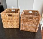 Ikea rattan storage boxes, Ophalen, Zo goed als nieuw, Rechthoekig, Riet
