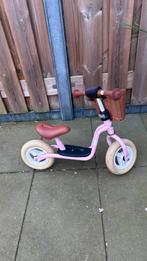 Roze loopfiets met mandje, Ophalen, Gebruikt, Loopfiets