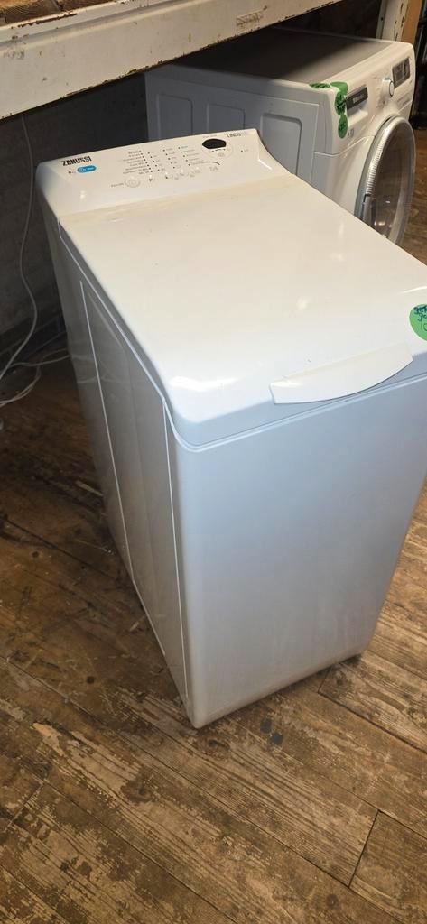 Zanussi bovenlader wasmachine met garantie, Witgoed en Apparatuur, Wasmachines, 6 tot 8 kg, 85 tot 90 cm, 1200 tot 1600 toeren