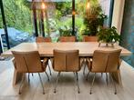 Eetkamertafel incl 6 stoelen, Ophalen, Gebruikt