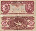 HONGARIJE 1992 100 forint #174a VG, Verzenden, Hongarije, Los biljet