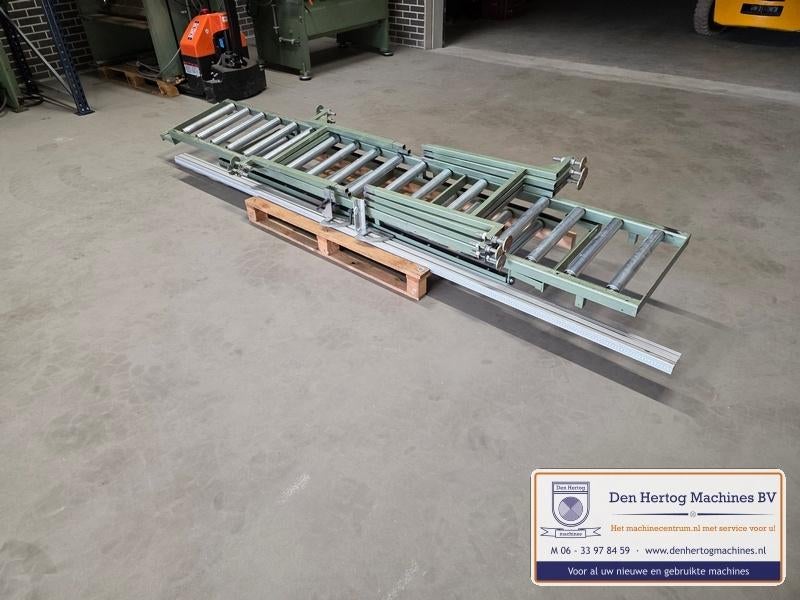 Graule rollenbaan 5m met lengte meetsysteem 3m houtbewerking, Doe-het-zelf en Verbouw, Gereedschap | Zaagmachines, Ophalen, Gebruikt