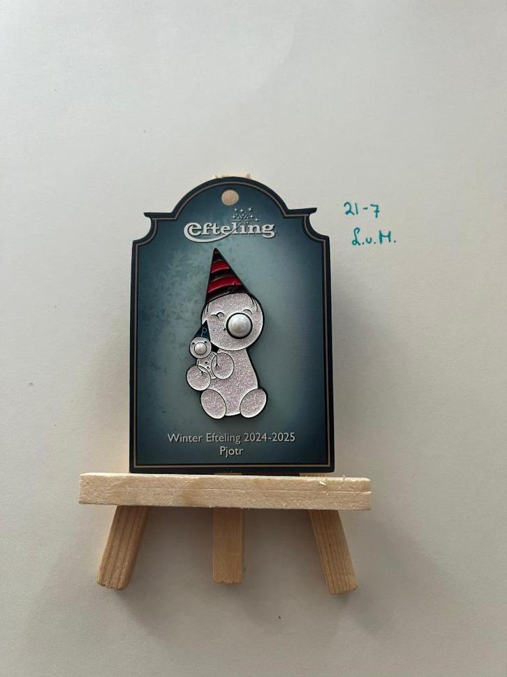 Efteling pin - EPP 481 - Winter Efteling 2024 – 2025 Pjotr, Verzamelen, Efteling, Nieuw, Button of Speldje, Ophalen of Verzenden