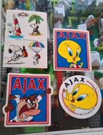 Stickers: AJAX Looney Tunes, Tweety en Taz, Ophalen of Verzenden, Gebruikt, Strip of Tekenfilm