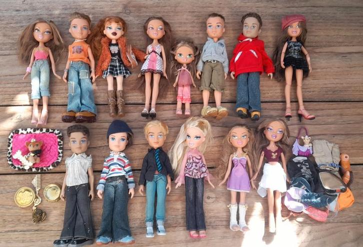 14 Bratz Poppen, Kinderen en Baby's, Speelgoed | Poppen, Gebruikt, Barbie, Ophalen of Verzenden