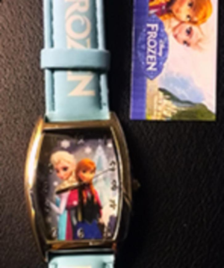 Bieden Disneys Frozen horloge Elsa en Anna, blauw [F337,338], Sieraden, Tassen en Uiterlijk, Horloges | Kinderen, Nieuw, Jongen of Meisje