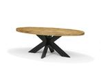 Eetkamertafel ovaal Mango diverse maten en soorten | Webshop, Modern design, 100 tot 150 cm, Ophalen of Verzenden, Vijf personen of meer