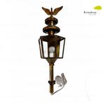 Antieke Koperen / Messing Koetslamp, Antiek en Kunst, Antiek | Lampen, Ophalen of Verzenden