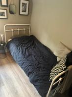 Leuk wit eenpersoons meidenbed, Ophalen, Gebruikt, 90 cm, Eenpersoons