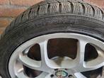 Alfa/Fiat Velgen 17 inch 5x98 met Banden, Auto-onderdelen, Banden en Velgen, Ophalen, 215 mm, 17 inch, Zomerbanden