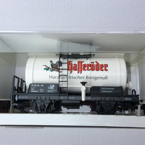 Lgb 45406 DR HASSENRÖDER ketelwagen NIEUW/ongebruikt ovp, Hobby en Vrije tijd, Modeltreinen | Overige schalen, Nieuw, Wagon, Gelijkstroom