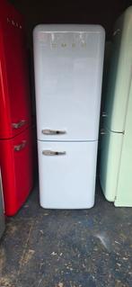 Smeg koelkast babyblauw(gratis bezorging), Ophalen, 200 liter of meer, Met aparte vriezer, 160 cm of meer