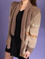 Escada Mohair Jacket vintage trendy Coat CARDIGAN western, Bruin, Ophalen of Verzenden, A, A