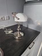 Bankierslamp Notarislamp Wit Lifestyle, Ophalen of Verzenden, Zo goed als nieuw, Glas, Bankierslamp  Notarislamp