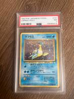 PSA 7 Lapras Holo - Japanse Fossil, Ophalen of Verzenden, Zo goed als nieuw, Losse kaart, Foil