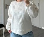 Zara witte sweater hoodie met print, Kleding | Dames, Ophalen of Verzenden, Zo goed als nieuw, Maat 36 (S), Wit