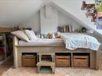 Steiger houten 1 persoons kinder bed 90x210, Ophalen of Verzenden, Tweepersoons, Hout, 210 cm