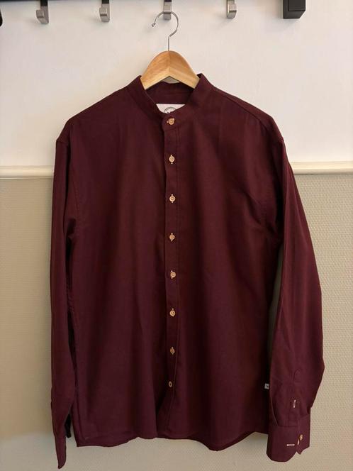 Kronstadt overhemd heren mt XL, Kleding | Heren, Overhemden, Zo goed als nieuw, Halswijdte 43/44 (XL), Rood, Ophalen of Verzenden