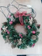 Kerstkrans engeltjes lichtjes, Ophalen of Verzenden, Gebruikt