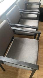Te koop: Set van 4 stoelen Wehkamp Sven, Huis en Inrichting, Ophalen, Gebruikt, Metaal, Zwart