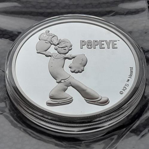 2024 Popeye - The Sailorman - 1 oz silver, Postzegels en Munten, Munten | Oceanië, Zilver, Verzenden