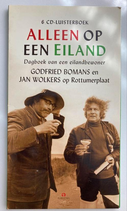Alleen op een eiland - Jan Wolkers Godfried Bomans, Boeken, Luisterboeken, Cd, Volwassene, Verzenden