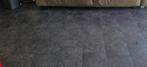 PVC vloer tegels grijs/antraciet ca 70m2, Ophalen, Gebruikt, Grijs