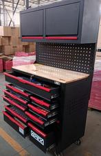Gereedschapkar met wand 12 laden 10 vol, Ophalen of Verzenden, Nieuw