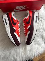 Nieuwe Nike Air Max 1 rood Bordeaux wit maat eu 46, Kleding | Heren, Schoenen, Overige kleuren, Nike, Nieuw, Ophalen of Verzenden
