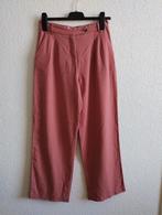 Elegante broek met wijde pijpen (maat S/M), Lang, Ophalen of Verzenden, Roze, Zo goed als nieuw
