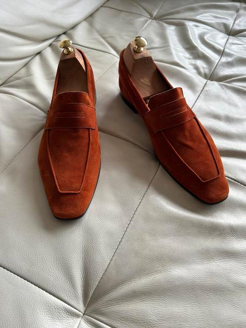 Unlined Sutor burnt orange loafer 43, Kleding | Heren, Schoenen, Zo goed als nieuw, Loafers, Ophalen of Verzenden