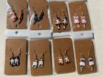Kat poes oorbellen p/st., Sieraden, Tassen en Uiterlijk, Ophalen of Verzenden, Nieuw, Overige materialen