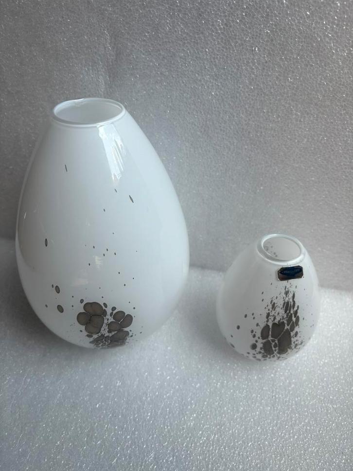 Björn Weckström 'Fortuna' vasen (2) - Nuutajärvi, Antiek en Kunst, Antiek | Glas en Kristal, Ophalen of Verzenden