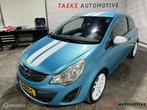 Opel Corsa 1.4-16V Color Edition Clima/Cruise/stuur/stoelver, Voorwielaandrijving, Euro 5, Gebruikt, Blauw