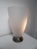 Art Deco Franse hoge Lamp, Metaal/Glas, Ophalen of Verzenden