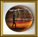 Aboriginal gesigneerd houten bord, Australie, Antiek en Kunst, Kunst | Niet-Westerse kunst, Ophalen of Verzenden