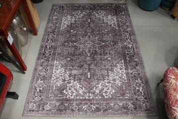 Leuk vloerkleed Oosters Perzisch grijs / paars 160x230 cm. beschikbaar voor biedingen
