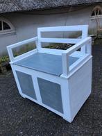Klepbank/brocante klepbankje/zitbankje/klepbankje, Ophalen of Verzenden