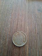 5 peseta munt uit 1975, Ophalen of Verzenden, Overige landen