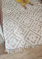 Vloerkleed tapijt boho japandi 160x230, Ophalen of Verzenden, Zo goed als nieuw, Tweepersoons, Wit