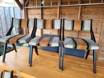 Stoelen; vintage/retro design - jaren 60/70, Huis en Inrichting, Stoelen, Hout, Gebruikt, Overige kleuren, Vijf, Zes of meer stoelen