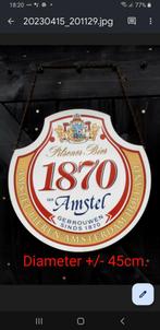 Amstel 1870 Pub-bord, Ophalen of Verzenden, Zo goed als nieuw, Reclamebord, Plaat of Schild, Amstel