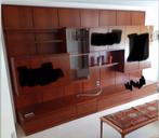 Pallisander wandpanelen vitrinekast Hulsta, Ophalen, Overige materialen, Gebruikt, 200 cm of meer