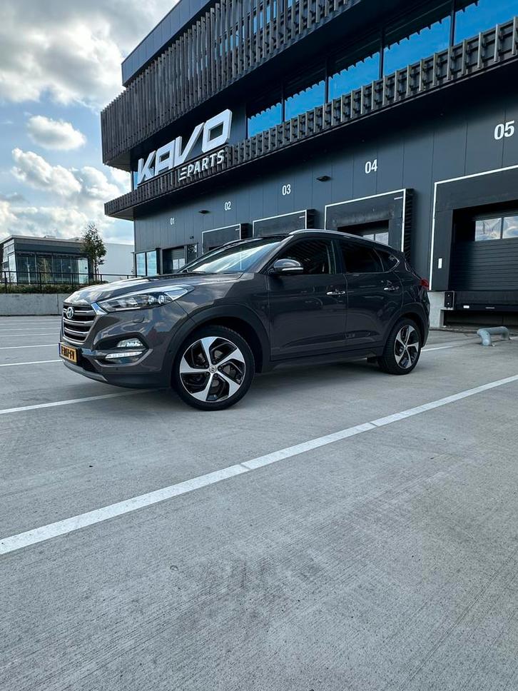 Hyundai Tucson 1.6 T-GDI 4WD 2017 nieuwe Apk., Auto's, Hyundai, Particulier, Tucson, Benzine, Euro 4, SUV of Terreinwagen, Automaat